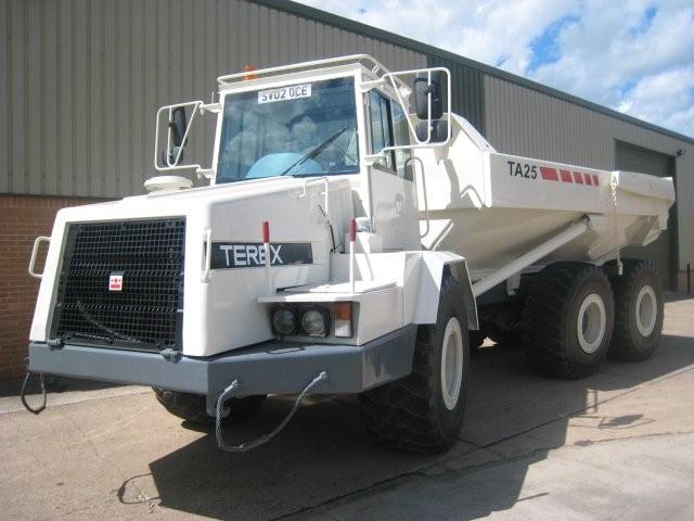 Terex TA 25 6x6 Frame Steer Dumper - ex military vehicles for sale, mod surplus